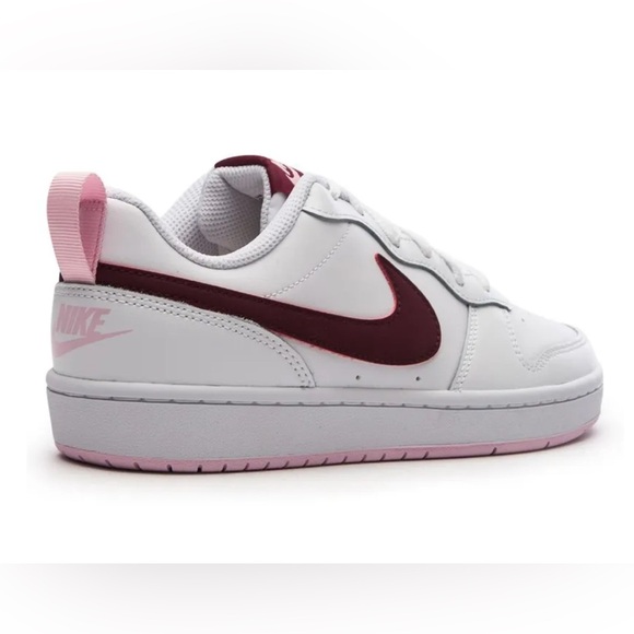 Nike Other - Nike Court Borough 2 Low White Dark Beetroot